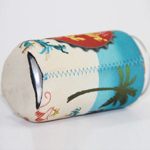 Katlanabilir süblimasyon içecek soğutucu özel baskı logo neopren kutu içecek tutucusu promosyon reklam tatil tarzı hediye - Product Image 6