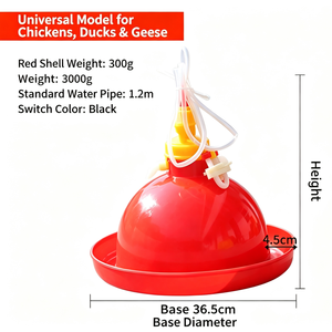 Abreuvoir automatique en plastique pour poulets et oiseaux, pour poulailler, marque <span class=keywords><strong>Plasson</strong></span> - Product Image 2