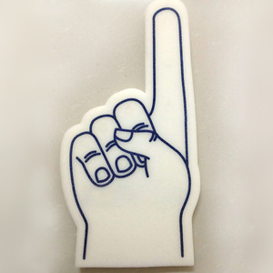 Foam Cheer Gloves Customized Logo Foam Hand Finger Color Normal Sponge Shape Foam Finger Hand