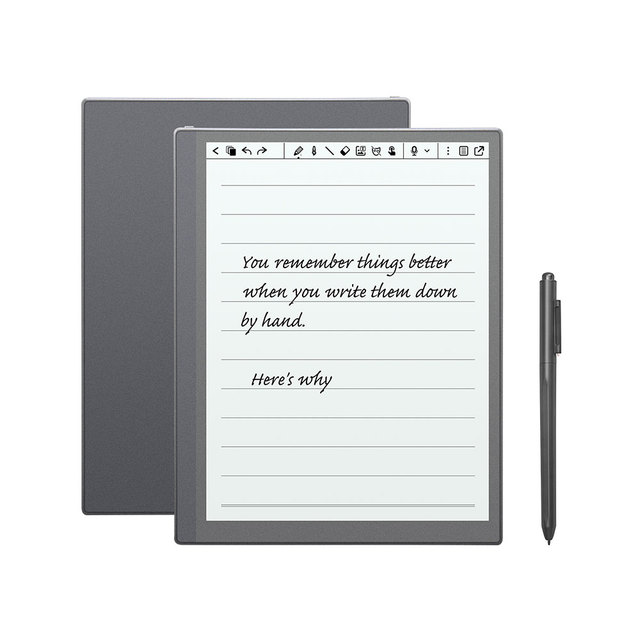 Geniatech KloudNote Slim 10.3" E-Ink E-Reader with Stylus Pen Supports PPT & Chinese/English Languages for Students