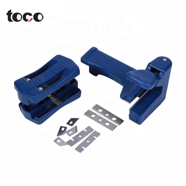 Кромкооблицовочная машина TOCO, двухсторонний триммер для дерева и пластика, ПВХ, счетчик кодов