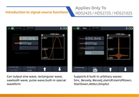 Owon HDS242 Por Table 200M Dual Channel 3-in-1 Digital Oscilloscope Multifunction Multimeter Signal for Home Use