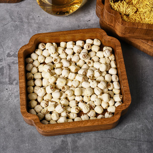 Walnut <span class=keywords><strong>Plum</strong></span> Blossom Stackable vuông rắn gỗ Nhật Bản phong cách phục vụ Khay cho Nut trái cây sấy khô Snack - Product Image 6