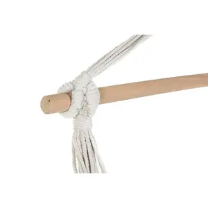 COTTON <b>HANGING</b> <b>CHAIR</b> 100X60X135 100KG STRIPES - Product Image 3