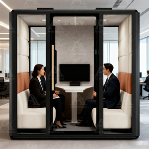 Casa Pequeña Removible, Cabina Insonorizada, Oficina Privada, Cabina de Trabajo Personalizada, Cabina Telefónica, Casa Contenedor de 20 pies/40 pies - Product Image 2