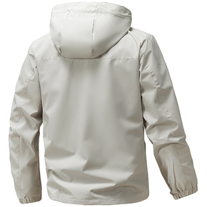 Chaqueta de hombre de moda 2025 con cuello de piel grande, transpirable, con cremallera, de poliéster, estilo universitario, para motocicleta, cálida, gruesa y acolchada de algodón. - Product Image 5