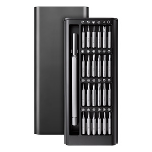 24 In 1 Precision <b>Screwdriver</b> <b>Set</b> Aluminum Alloy Handle Magnetic <b>Bits</b> For Mobile Phone Repair And Disassembly - Product Image 3