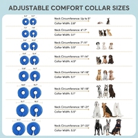 Collier gonflable personnalisé en gros avec tissu côtelé et fermeture rapide à crochets et boucles, services OEM disponibles