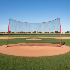 Portable 20x10 Ft Baseball Backstop <b>Net</b> <b>Mesh</b> Protective Screen Outdoor Training Equipment With Carry Bag - Product Image 2