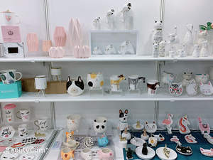 Mini maceta de búho moderna, maceta de bonsái suculenta de cerámica esmaltada para decoración de oficina en casa y uso en el jardín, dolomita DeHua Hengfei - Product Image 6