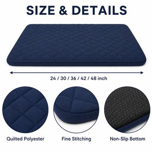 Colchoneta Acolchada para Jaula de Perro, para Perros Pequeños, Medianos y Grandes, Lavable a Máquina, Antideslizante, con Logotipo Personalizado, Venta al Por Mayor de Fábrica, Resistente - Product Image 4