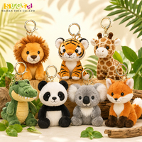 Porte-clés en peluche animaux créatifs, conception personnalisée, fabricant OEM ODM pour les chaînes de magasins, les marques touristiques et les produits dérivés de personnages