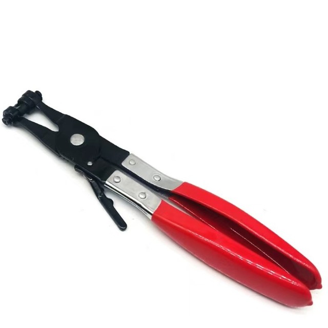 Car Hose Clamps Pliers Puller Enhance Strength Locking Comfort Flat Band Ring Tube Clamps