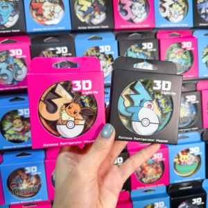 Anime <span class=keywords><strong>Yokai</strong></span> Little Elf 30ème Anniversaire Dessin Animé 9 Eevee Sculptures en Papier Aimants de Réfrigérateur 3D Art Papier Fait Main Vente en Gros - Product Image 3