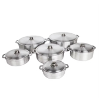 Batterie de cuisine en aluminium moulé sous pression, casseroles et faitouts forgés, ensemble de 20-36 cm, vente chaude