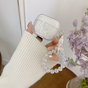 Perla fiore di lusso per Air pods Pro 3 custodie <span class=keywords><strong>3D</strong></span> per Airpods custodie carine - Product Image 3