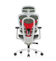 Fauteuil de bureau ergonomique de luxe contemporain en maille à dossier haut, avec accoudoirs 3D en PU, pivotant et réglable, pour ordinateur de direction - Vente en gros