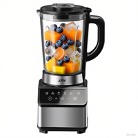 Portable 1200W Numérique Touchpad Blender Juicer 1.5L Stand Mixer pour Fruits Légumes Smoothies Maker pour Ménage Hôtel Utilisation
