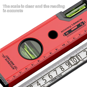 Inşaat, HVAC, marangoz, fayans, sıhhi tesisat ve genel ev kullanımı için manyetik torpido seviye alüminyum dijital su terazisi - Product Image 6