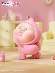 Funism Peach Boy Figurine Mignonne Faite à la Main, Boîte Mystère, Jouet Tendance, Ornement, Cadeau pour Passionnés de Fitness - Product Image 4