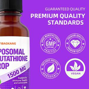 OEM/ODM su misura liposomiale glutatione goccia <span class=keywords><strong>1500</strong></span> MG di assorbimento superiore liquido glutatione supplemento supporta la salute immunitaria - Product Image 5