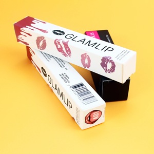 Boîte de parfum en carton couleur, boîte en papier kraft, boîte en carton noir, boîte de rouge à lèvres, emballage de cosmétiques, boîte de soin de la peau, huile essentielle - Product Image 1