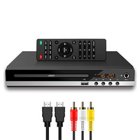 Télécommande Home DVD EVD Mini Player HD CD Player Lecteur VCD pour enfants Interface USB Support Karaoké