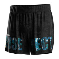 Mode Sublimation Musculation Club Cyclisme Sport Taille Élastique Polyester Jogging Personnalisé Yoga Gym Shorts D'entraînement Physique
