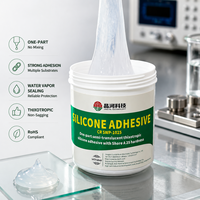 Adhesivo de Silicona Conforme a RoHS, Resistencia Dieléctrica de 14 KV/mm, Adhesivo Impermeable para Estaciones Base de Comunicación