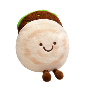 Peluche de Comida - Hamburguesa China Rougamo de Peluche - Almohada Suave Rou Jia <span class=keywords><strong>Mo</strong></span> - 65cm Realista Rou Jia <span class=keywords><strong>Mo</strong></span> - Product Image 1