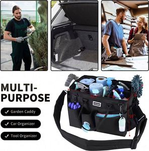 Organizador de Limpieza Grande con Divisores Plegables y Bolsillo con Cremallera, para Suministros de Limpieza y Artículos de Limpieza del Hogar, de Fábrica con Certificación BSCI - Product Image 5
