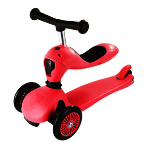 สกู๊ตเตอร์เด็กสามล้อพร้อมที่นั่งสำหรับเด็กอายุ 1-3 ปี มีสีให้เลือก น้ำเงิน เขียว ชมพู แดง - Product Image 3