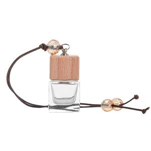 Diffuseur de parfum solide pour voiture 8 ml, flacon en verre vide à suspendre avec cristal - Product Image 4