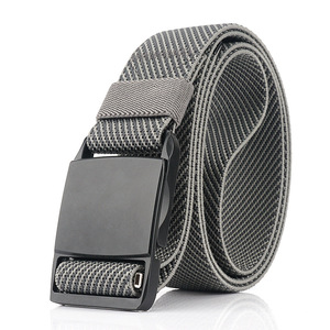 Cinturón de carga para hombre, hebilla magnética de liberación rápida de Metal duro mate, cinturón táctico de viaje, cinturón de senderismo de negocios de nailon genuino para hombre - Product Image 1