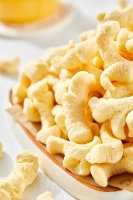 Cheese-Plan Paquete de 65g Sin Grasas Trans, Snacks de Maíz y Queso Salados Inflados Semiblandos para Fiestas y Meriendas