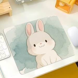 แผ่นรองเมาส์กระต่ายน่ารักขนาดเล็กสไตล์การ์ตูนสำหรับบ้านและสำนักงาน - Product Image 3