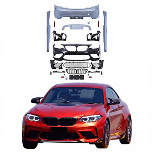 Kit de Conversión Estilo M2C para <span class=keywords><strong>BMW</strong></span> Serie 2 F22 F23 <span class=keywords><strong>M240</strong></span> 220i 225i, Parachoques Delantero, Faldones Laterales, Difusor Trasero, Kit de Carrocería de Plástico - Product Image 1