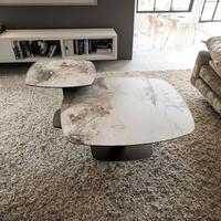 Vente chaude Salon Table Basse En Verre Trempé 6 + 6MM Dessus De Table Moins Cher Moderne Meubles De Maison Table À Manger Ensembles Décoratif