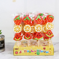 Hoge Kwaliteit Kinderen Candy String Lolly Snacks Kleurrijke Grappige Watermeloen Fruit Smaak Gummy Candy Lolly