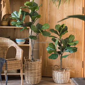 Wholesale Eco-Friendly Stylish Durable Rattan Bamboo <b>Fabric</b> Multifunction Storage <b>Baskets</b> Clothing Solution - Product Image 5