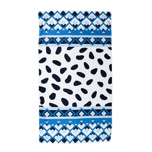 Serviettes à séchage rapide, résistant au sable, 100% coton biologique, certificat GOTS, impression personnalisée noire, Sublimation, conception de votre propre Logo - Product Image 1