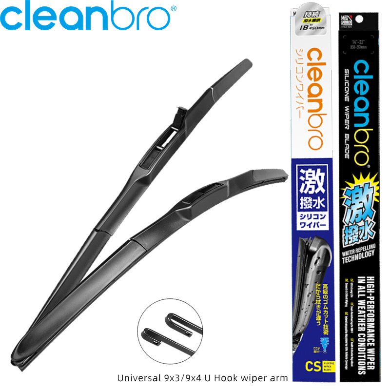 Универсальные автомобильные Мягкие силиконовые гибридные стеклоочистители типа U/J, силиконовые сменные стеклоочистители для лобового стекла автомобиля