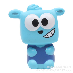 Blue Bear Pu Foam Fidget Toy Slow <b>Rebound</b> Stress Reliever Office Desk Decor Unisex 8 To 13 Years - Product Image 2