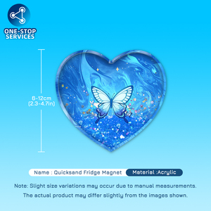 Magnete in Acrilico con Sabbie Mobili e Immagine Personalizzata per Arredamento Cucina Moderna e Regali Personalizzati - Product Image 2