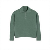 Pull en tricot jacquard intarsia avec logo personnalisé, en laine d'alpaga poilue, luxe, haute qualité, hiver, anti-rides