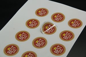 Các Nhà Sản Xuất Bán Buôn Logo Sticker Máy Nhãn Tùy Chỉnh Dán Cho Logo Doanh Nghiệp - Product Image 4