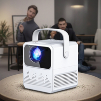 Projecteur intelligent Android portable pour cinéma maison, dortoir, petite chambre, fonctionnalités 3D, utilise le téléphone, 720p