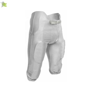 กางเกงฟุตบอลสีดำสไตล์อเมริกันพร้อมแผ่นรองระบายอากาศ - Product Image 6