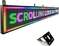 Cartelera de texto rodante Pantalla LED P10 para exteriores para tienda minorista Centro comercial Nombre frontal Pantalla de desplazamiento IP65 Señal de programa LED