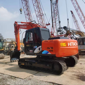 Excavadora de cadenas Hitachi Zx120 usada de 12 toneladas, excavadora hidráulica Hitachi Zx70 Zx75 Zx120 de segunda mano - Product Image 1